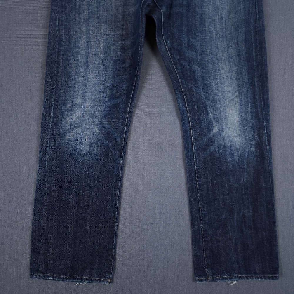 Ralph Lauren Denim Supply Jeans Men 34x30 (Fits 35x30) Distressed Straight Denim - Picture 4 of 14
